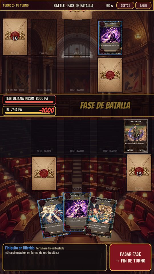 Duelo online en el hemiciclo
